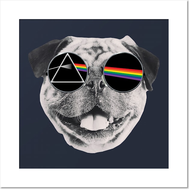 Dark Side Of The Pug Wall Art by Rebus28